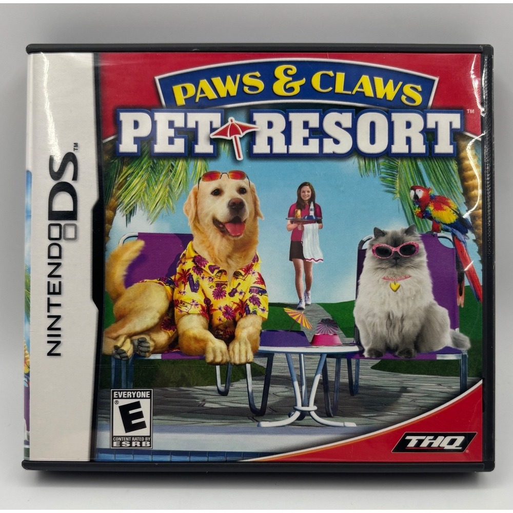 Paws & Claws Pet Resort DS Game- Tested/Works